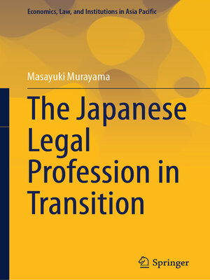 cover image of The Japanese Legal Profession in Transition